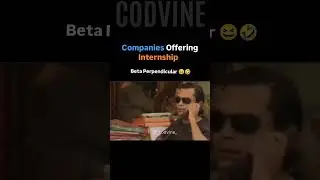 Companies Offering Internship  #memes #corporate #corporatememes #officememes