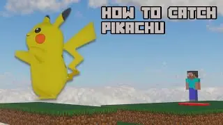 How To Catch Pikachu in Minecraft [Softbody Simulation]