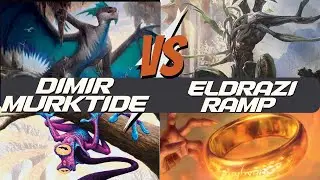 Eldrazi Ramp vs Dimir Murktide | Modern Paper Gameplay