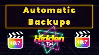 Crash Recovery - Final Cut Pro - Automatic Back ups