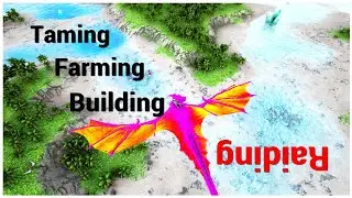 Early game Grind and Raids | Ark unofficial pvp ep. 2