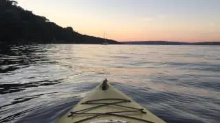 One Minute Vacation | Cayuga Lake Sunset Kayak
