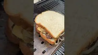Oklahoma Smash Burger on the Weber Traveler Gas Grill #bbq #grillinglife #food