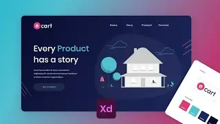 How to make a Website | Adobe XD Web Design Tutorial For Beginners