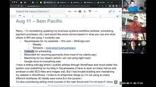 Best software for solopreneurs -- my top systems for business tech / platform / mailing list, etc.