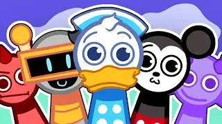 SPRUNKI BUT EVERYONE IS A CARTOON?!