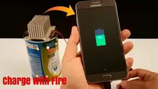 Charge your Mobile Phone with Fire | Simple Life Hack !