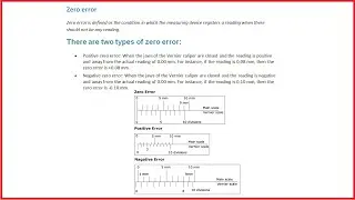 What is zero error? (class-6)