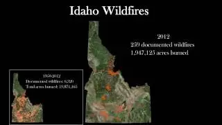 Idaho Wildfires 1950-2015