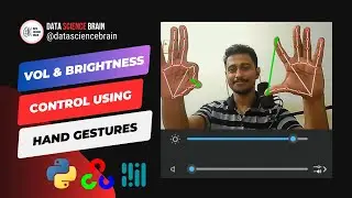 Volume & Brightness Control using Hand Gestures | Computer Vision | OpenCV & MediaPipe - 