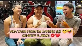 AGHNINY HAQUE & JIHAN ALMIRA GYM BARENG DONG 🤫😘🥰💋 | JENMEL UWUUUW BANGET ❤🧡