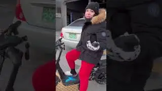 Корейский тырчик-пулемет. Русская-жена подвозит филиппинского мужа на работу на тырчике? 