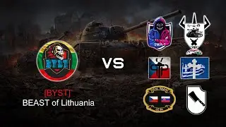 Clan War Battle | World of Tanks | [BYST] vs 6 Clans - 2023.02.24
