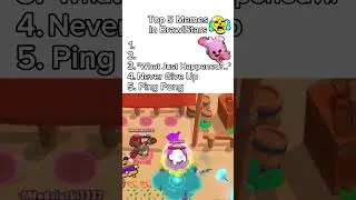 The End 🤣! Top 5 Best Brawlstars Memes 