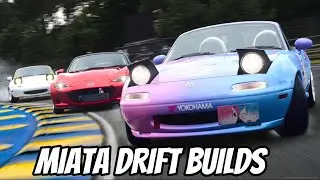 Gran Turismo 7 Miata Drift Builds for 1.31 Physics