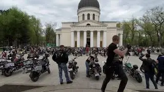 Motorcycle season-opening, Moldova. The whole route in 3 minutes !!!