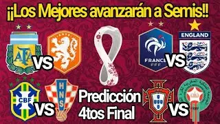 Predicción. Cuartos de Final • Mundial Qatar 2022.