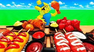I TRIED THE MUKBANG EATING SIMULATOR IN ROBLOX