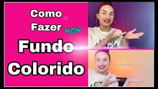 COMO FAZER FUNDO COLORIDO (MUITO BARATO )❤️💜💙