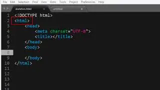 Code editor: setup and intro to HTML