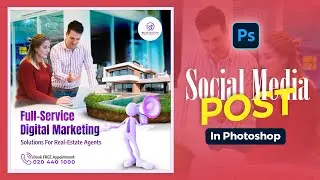Create Attractive Social Media Post in Photoshop Ep02
