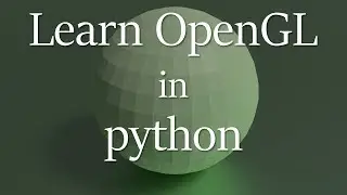 OpenGL in python e02 - triangle with fixed function pipeline