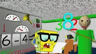 I'M BACK AT PROFESSOR BALDI'S SCHOOL | SpongeBob SquarePants in Baldi's Basics Plus