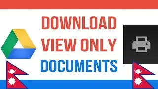 how to download view only pdf from google drive |download protected pdf files from google drive