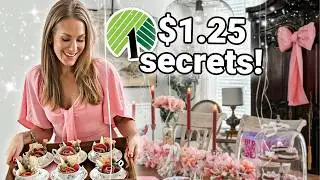 💕 DOLLAR TREE DIY Valentine's Party Decoration Ideas (perfect for Galentine's!)