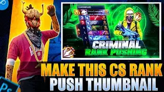 HOW TO MAKE CS RANK PUSH LIVE STREAM THUMBNAIL IN ANDROID || FREE FIRE ||KARTIK GFX❤️