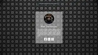 How to create personal card using HTML & CSS| Как создать персональную карточку с помощю HTML & CSS