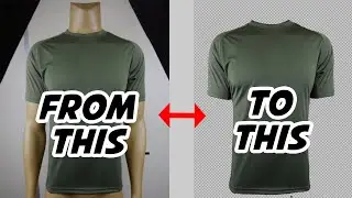 How to Easily and Quickly Ghost Mannequin Edit in Photoshop