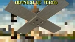 COMO HACER UN ABANICO DE TECHO EN MINECRAFT | DECORACION