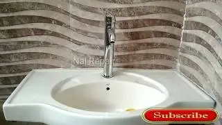 वाश बेसिन में नल कैसे लगाएं