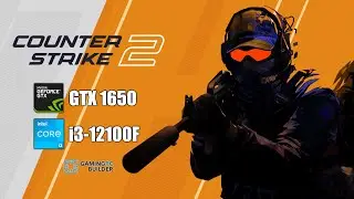 Counter-Strike 2 || GTX 1650 || Intel i3-12100F || 1080p Very High Benchmark
