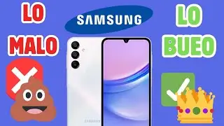 LO BUENO Y LO MALO DEL SAMSUNG A15 EN MENOS DE 3 MINUTOS ✅️