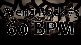 60 BPM - Arena Rock #3 - 4/4 Drum Beat - Drum Track