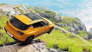 BeamNG drive | Cliff Drops Crashes #20  | BeamNG hub