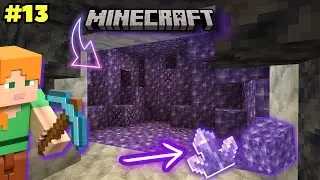Minecraft Gameplay : Ep#13 ||🔥I FOUND AMETHYST MINE  😍🔥(Survival series)