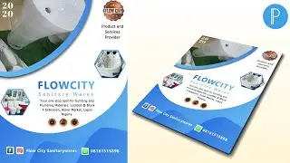 Pixellab Flyer Design | Business Flyer Design Tutorial on Android | Pixellab Tutorial Flyer