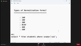 Normalization Part -2 /Dependency in Oracle SQL - Day 56