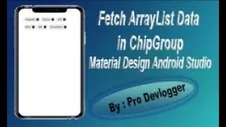 Fetch ArrayList Data and set in Material Design ChipGroup || Using Retrofit in Android Studio