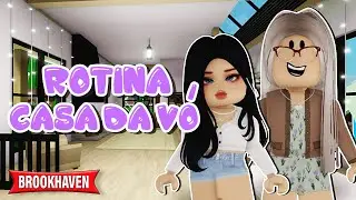 ROTINA na CASA da MINHA VÓ  | Brookhaven Roblox | AliceMinePlay