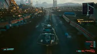Cyberpunk 2077 Having fun with the best car in game. Quadra Type-66 "Reaver"