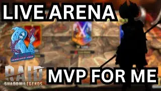 LIVE ARENA: MVP CHAMPION FOR ME WILL SHOCK YOU!! | Raid: Shadow Legends |