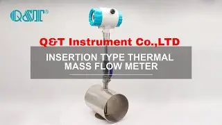 Q&T Brand Insertion Type Thermal Mass Flow Meter