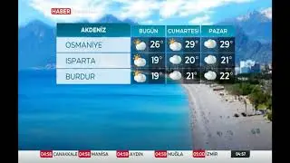 Trt Haber Hava Durumu 16-17-18-Nisan 2021