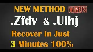 Zfdv virus (ransomware). How to decrypt .Zfdv files. Zfdv File Recovery Guide Uihj virus ransomware