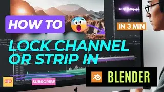 How To Lock Particular Strip In BLENDER?