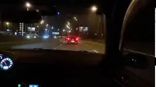 City roads timelapse